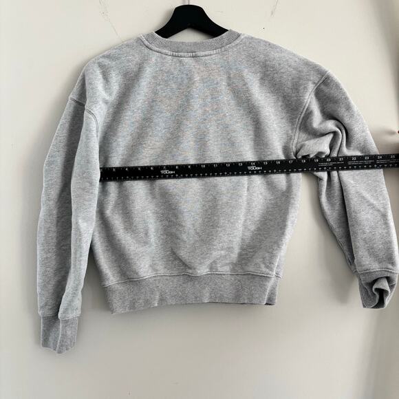 Madewell Women's Vintage Inspired Gray Crewneck Sweater Long Sleeve Size Small - Picture 5 of 6